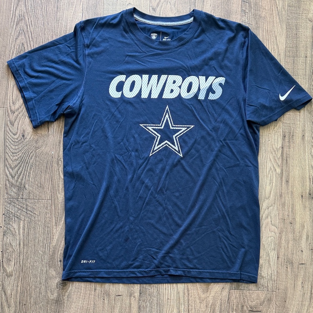 2 Men’s Dallas Cowboy Dri-fit Shirts - Picture 3 of 11